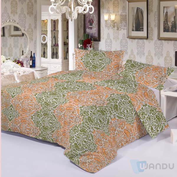 Cotton Fabric Used for Nightwear Bed Sheet Texture