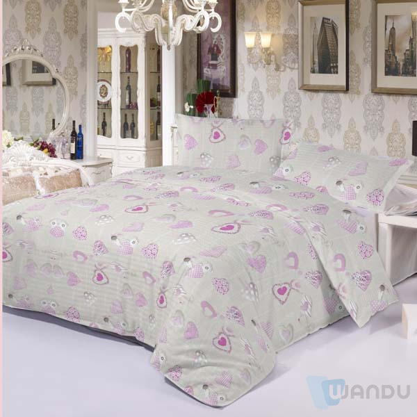 100% Polyester Brush Fabric Printed Textile Microfiber Material Bed Sheet Bed Cover Fabric In Rolls