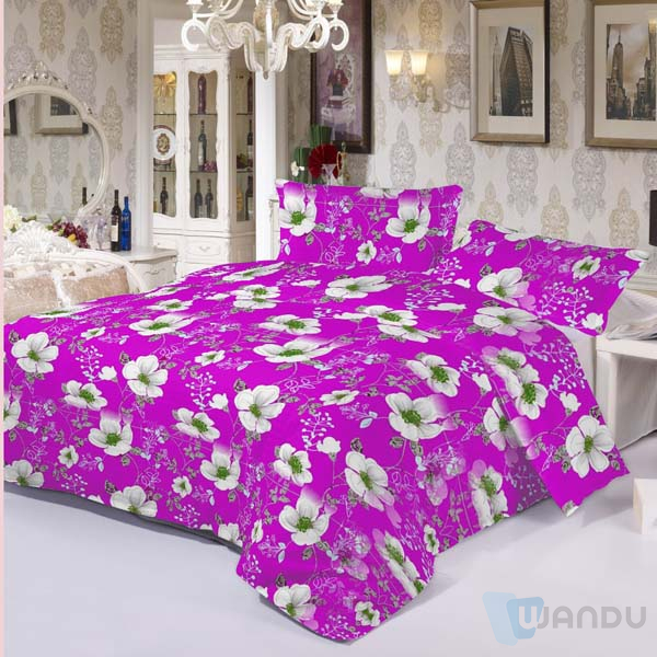 Cheap High Quality Cover Sets Polyester Flower Bedding Set 3 D Bed Sheet