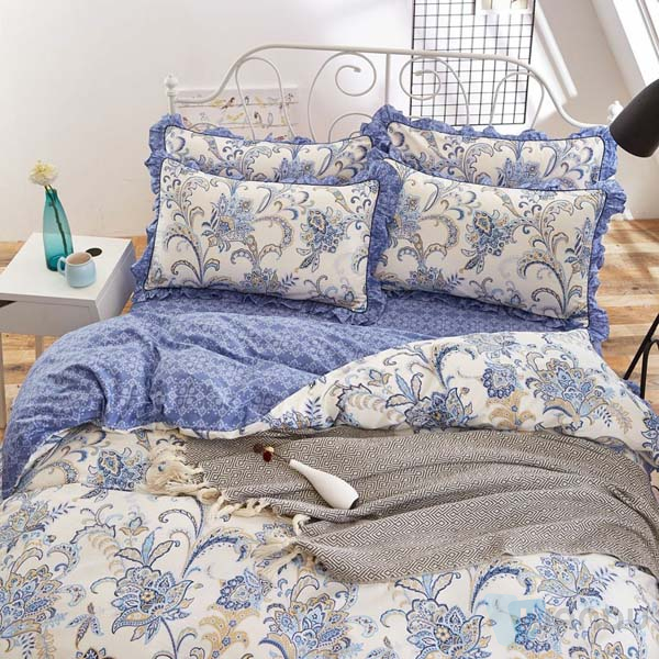 High Quality 4 Pcs 100% Polyester Microfiber Bedding Set Home Bedsheets Bedding Sets