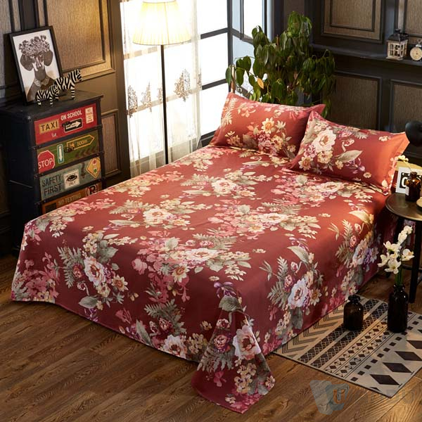 100% Polyester Microfiber 4Pcs Bedding Set Hotel Bedding Set BedSheet Fabric