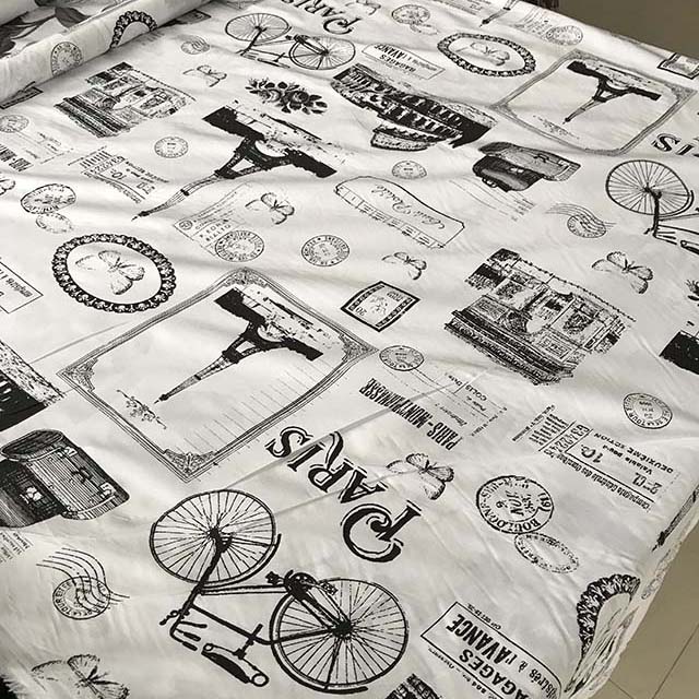 Tela De Sábana Impresa China Polyester Tela Ng Kamacloth Material Low Price Bedding Fabric Çarşaf Parçaroll