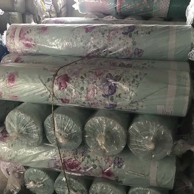 Polyester 침대 시트 직물 Карават Тукымасыchoyshab Matopongee Fabric for Used Clothing Bangladesh