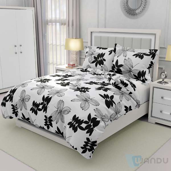 Soft Breathable Print Bed Sheet Bedding Set Custom Home Bedding Set Cover