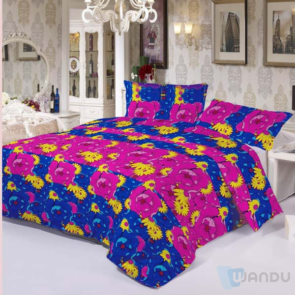 Chinese manufacturers wholesale and export polyester fabric bedsheets, good quality and low price