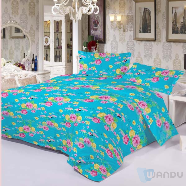Luxury Cute Soft Microfiber Cover Set Lightweight Bulk Custom Adult Bedsheets Bedding Set 100% Polyester