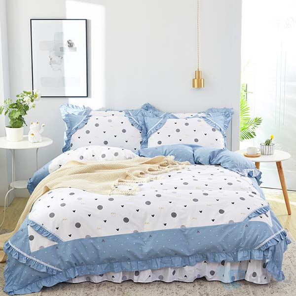 Polyester Material Sweat Egyptian Cotton Bed Sheet Set Polyester Bed Sheet