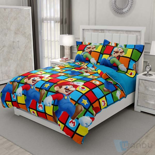 Cheap Bed Sheet Sets Bedding Quilt Cover Leaves Comforter Cover Queen King Bedsheet Set