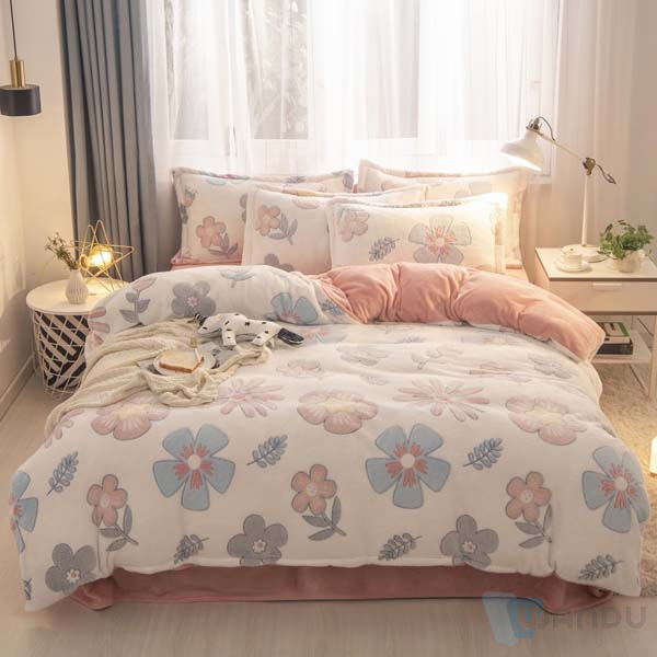 Material Polyester 190d Winter Bed Sheets Four Seasons Bed Sheets