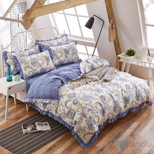 100% Polyester Twill Fabric Or Plain Bed Sheet Printed Fabric Microfiber Bedding Textile Fabric