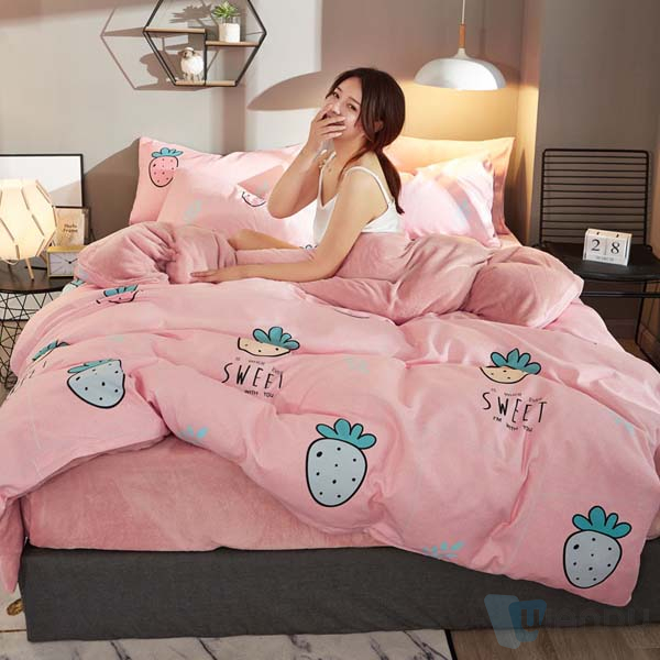 Polyester Material Vinyl 100% Polyester Bedding, Cartoon Printed Fabric
