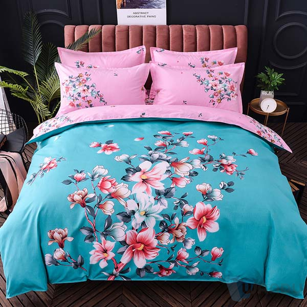 8 Oz Cotton Twill Fabric Printed Bedsheet More Than 2000 Patterns Can Be Selected