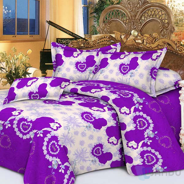 Wholesale Cheap King Size Polyester Bed Sheet Sets Custom Made Bedsheets Bedding Set Luxury