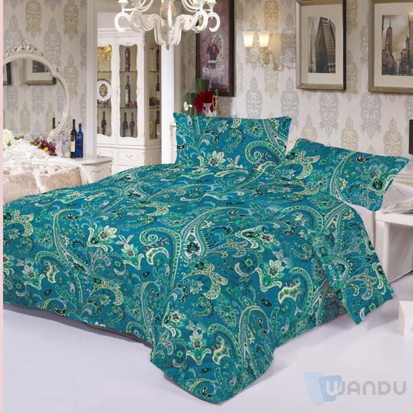 Wholesale Custom Logo Cheap King Size Bed Sheet Set Microfiber Bedding Set Printing / BedSheet / Duvet Cover / Pillow Case