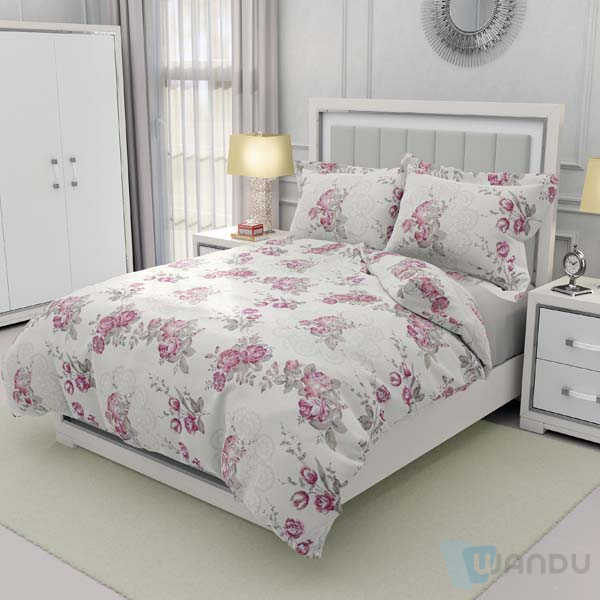 Microfiber 4 Piece Comforter Set Cheap Flat King Size Sheet Sets Bedding OEM Polyester Bedding Set