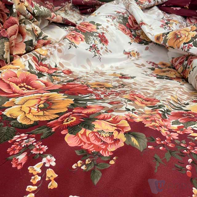 High Quality Home Textile Material Printed 100% Polyester Bedding Fabric Print Fabrics