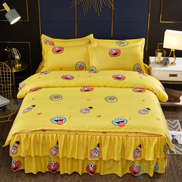 Polyester Material Breathable 100% Polyester Fabric, Printed Fabric Bedsheet, Popular Printing Types