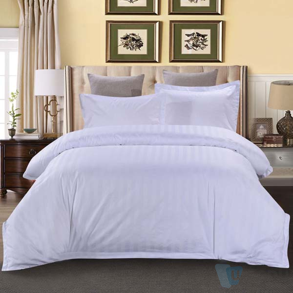 polyester t shirt blanks Four-piece bed linen for hotel bleached fabric
